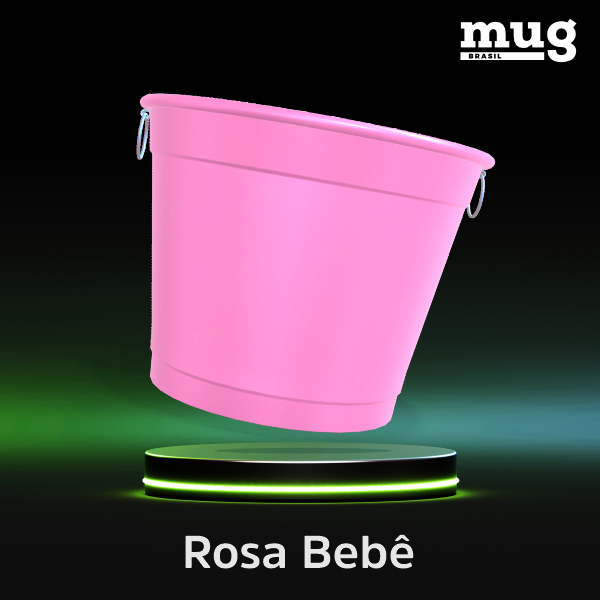 balde de aluminio para gelo diferentes cores, brilhantes e foscos