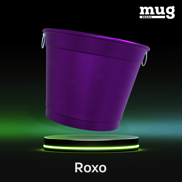 balde de aluminio para gelo diferentes cores, brilhantes e foscos