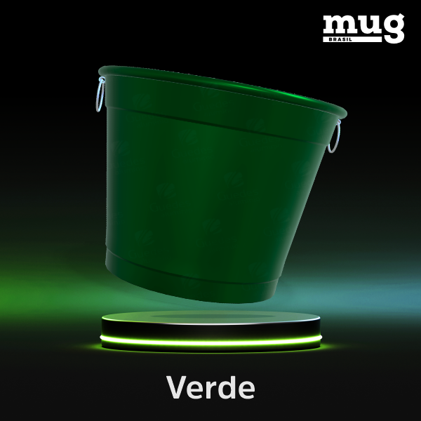 balde de aluminio para gelo diferentes cores, brilhantes e foscos