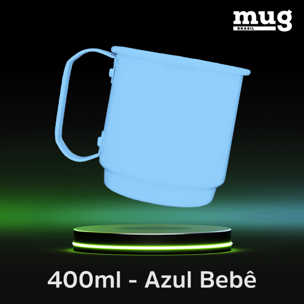 Caneca de aluminio de 400 ml 
