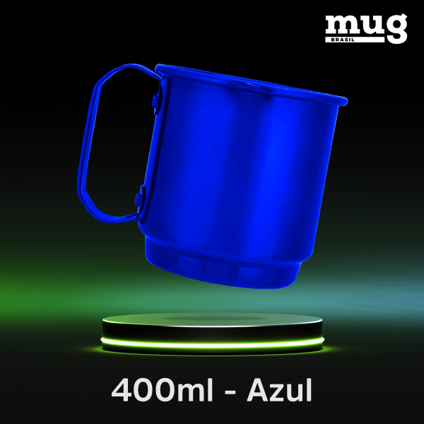 Caneca de aluminio de 400 ml 