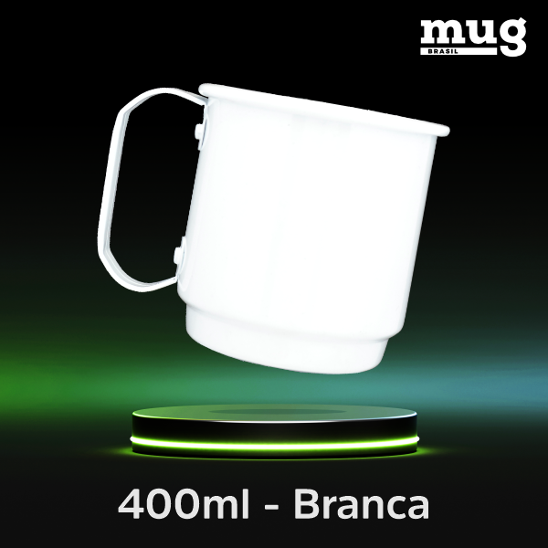 Caneca de aluminio de 400 ml 