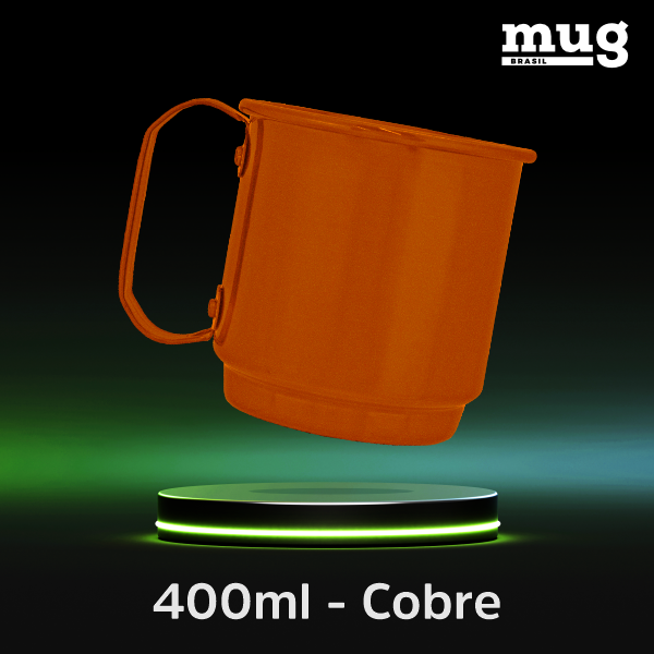 Caneca de aluminio de 400 ml 