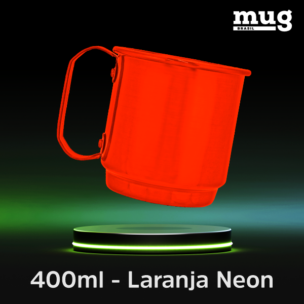 Caneca de aluminio de 400 ml 