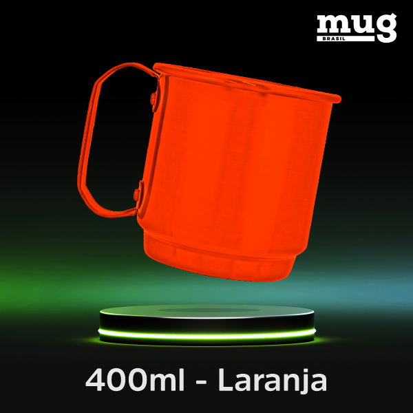 Caneca de aluminio de 400 ml 