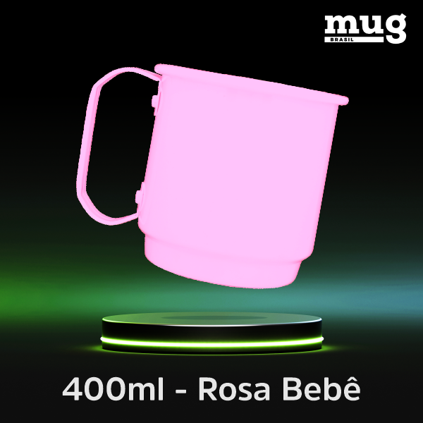 Caneca de aluminio de 400 ml 