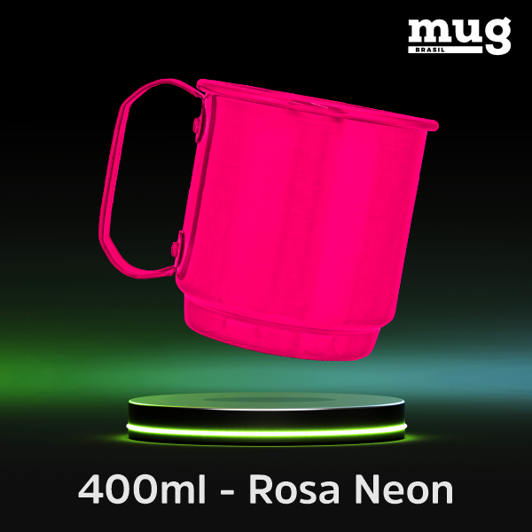 Caneca de aluminio de 400 ml 