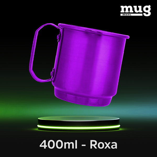 Caneca de aluminio de 400 ml 