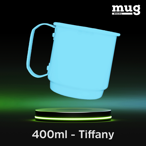 Caneca de aluminio de 400 ml 