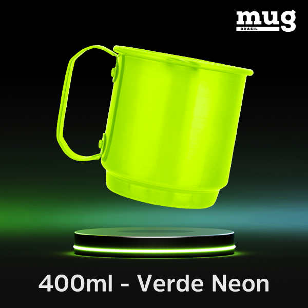 Caneca de aluminio de 400 ml 