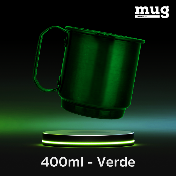 Caneca de aluminio de 400 ml 