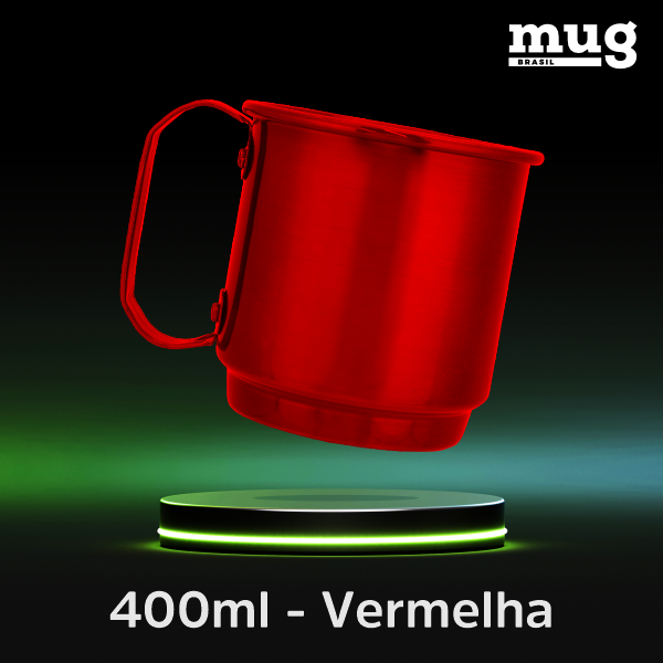 Caneca de aluminio de 400 ml 