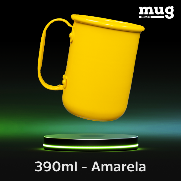 Caneca de aluminio de 390 ml 