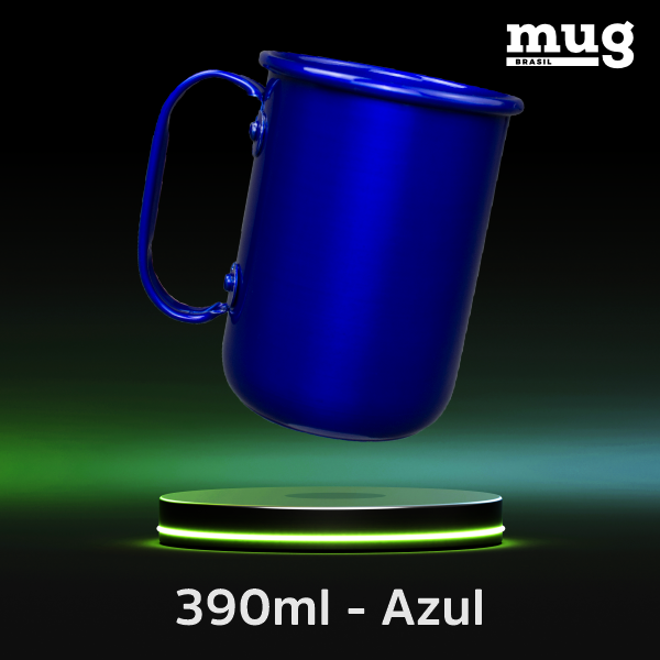 Caneca de aluminio de 390 ml 