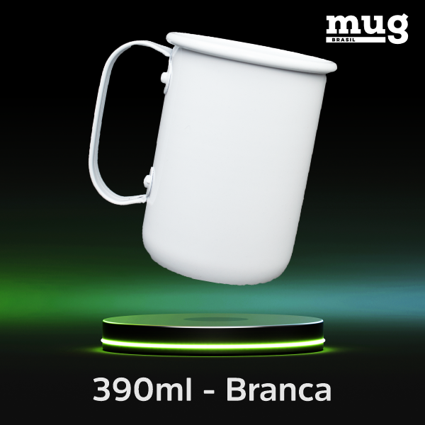 Caneca de aluminio de 390 ml 