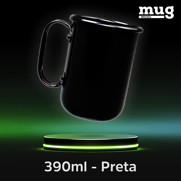 Caneca de aluminio de 390 ml 