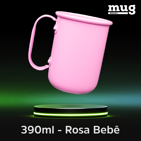 Caneca de aluminio de 390 ml 