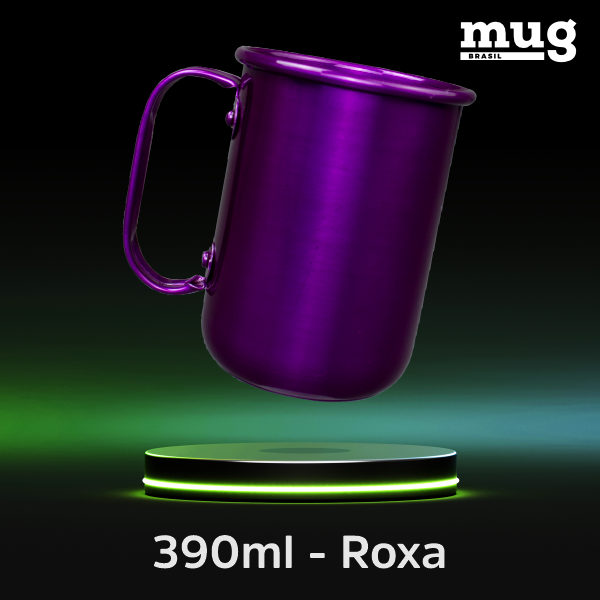 Caneca de aluminio de 390 ml 