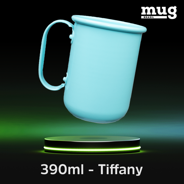 Caneca de aluminio de 390 ml 