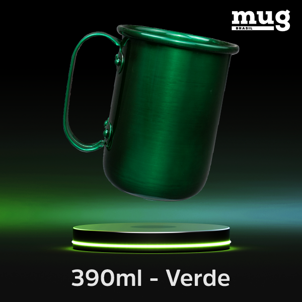 Caneca de aluminio de 390 ml 
