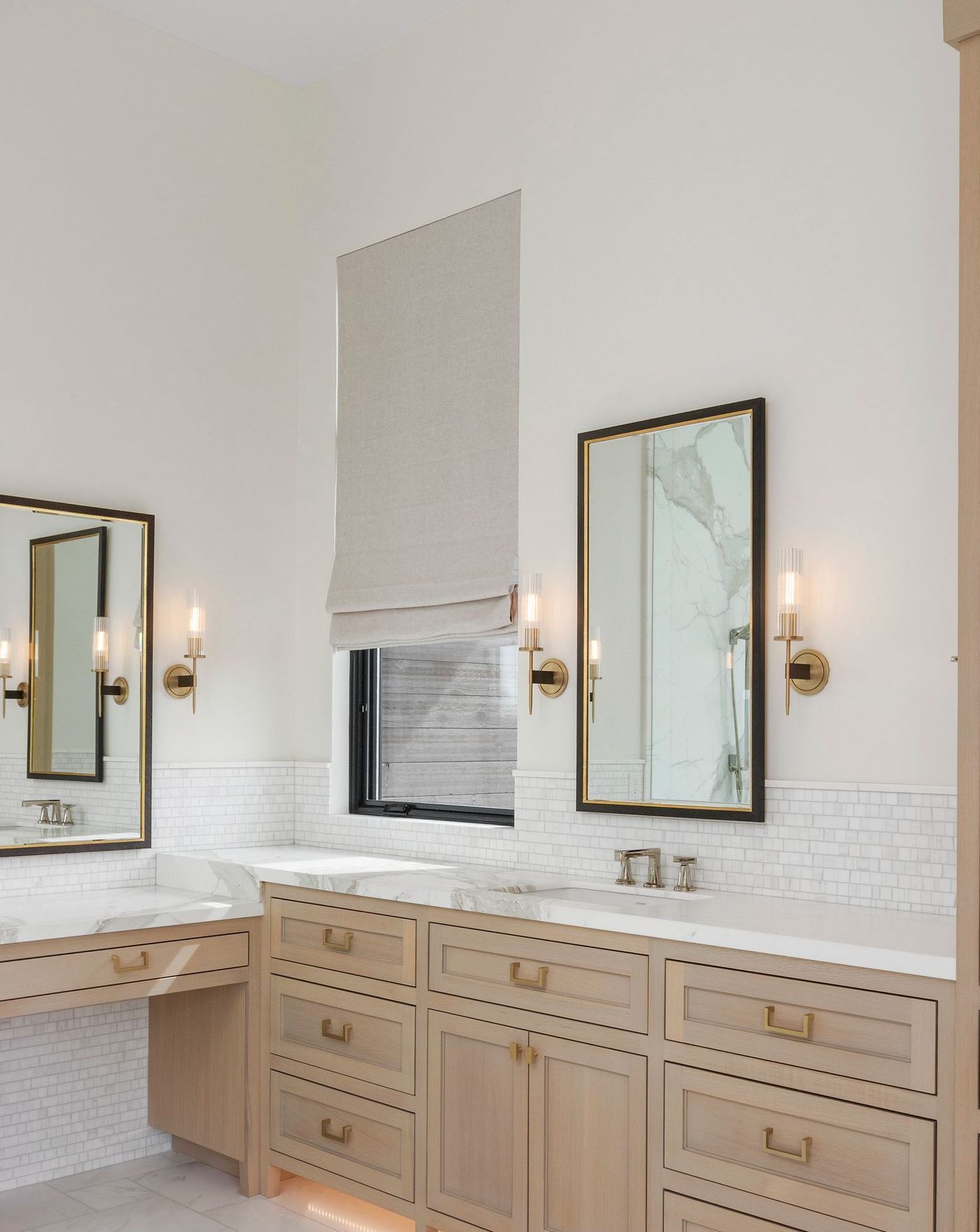 Roman Shades for Bathroom Windows