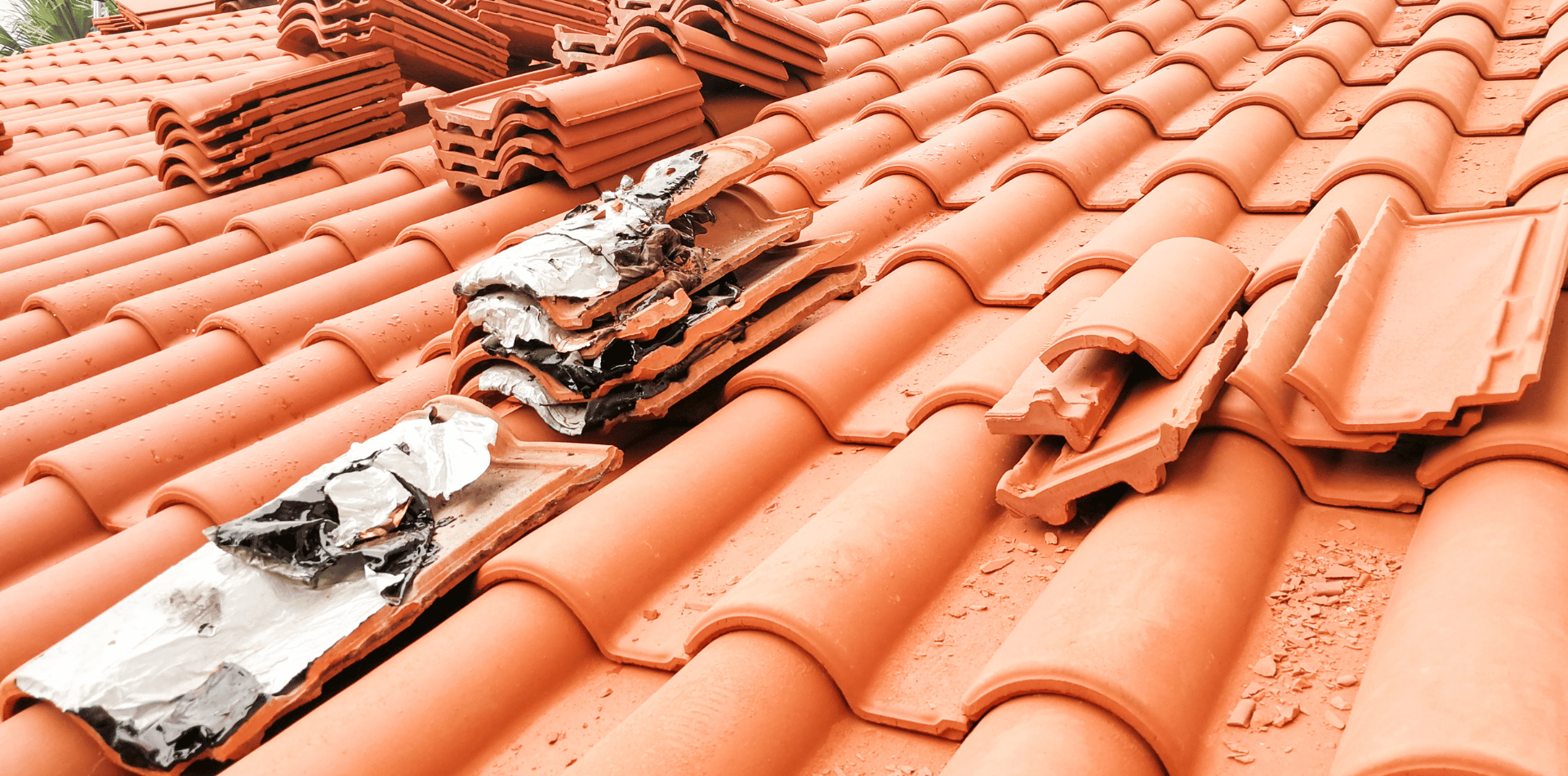 Preparing roof tiles for replacement