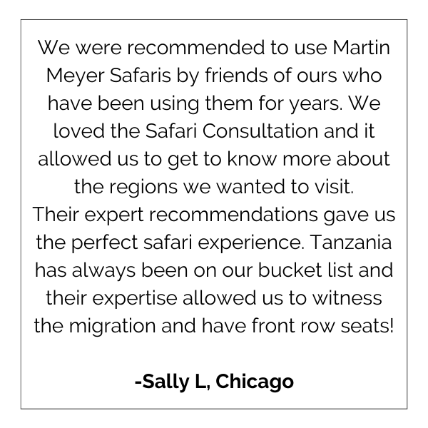 We were recommended to use martin meyer safaris by friends of ours who have been using them for years.
