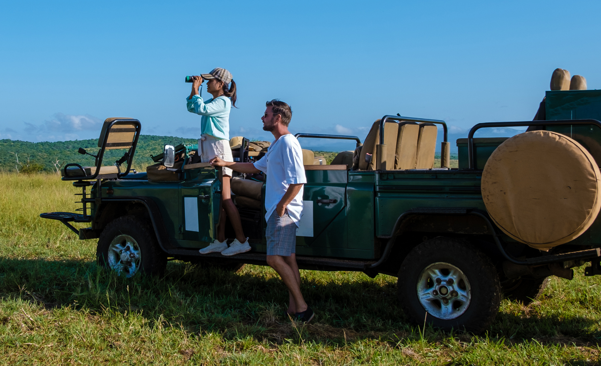 Couple on a Budget Safari