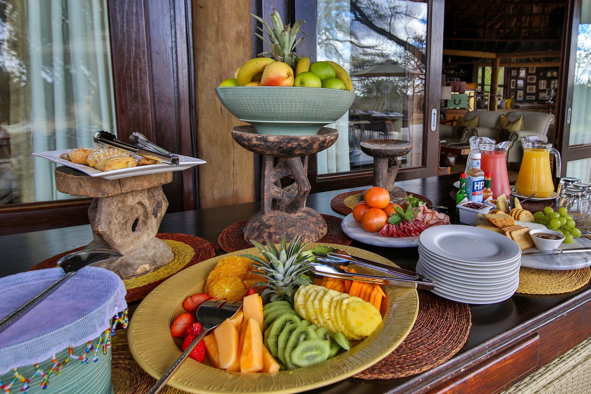 Delicious food on Safari