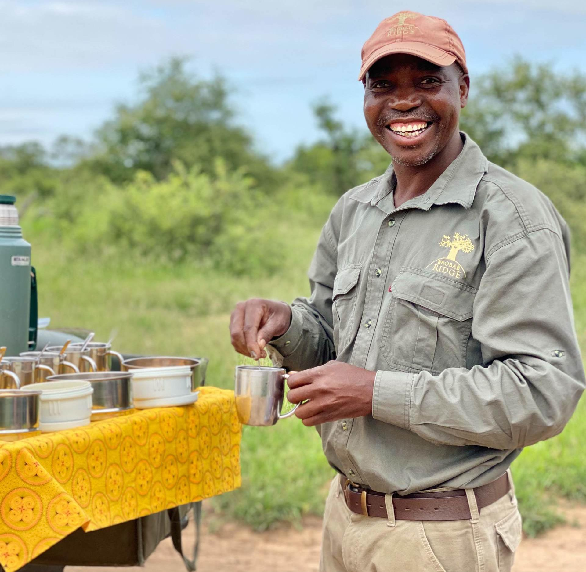Safari Guide at Baobab Ridge in the Klaserie Private Nature Reserve