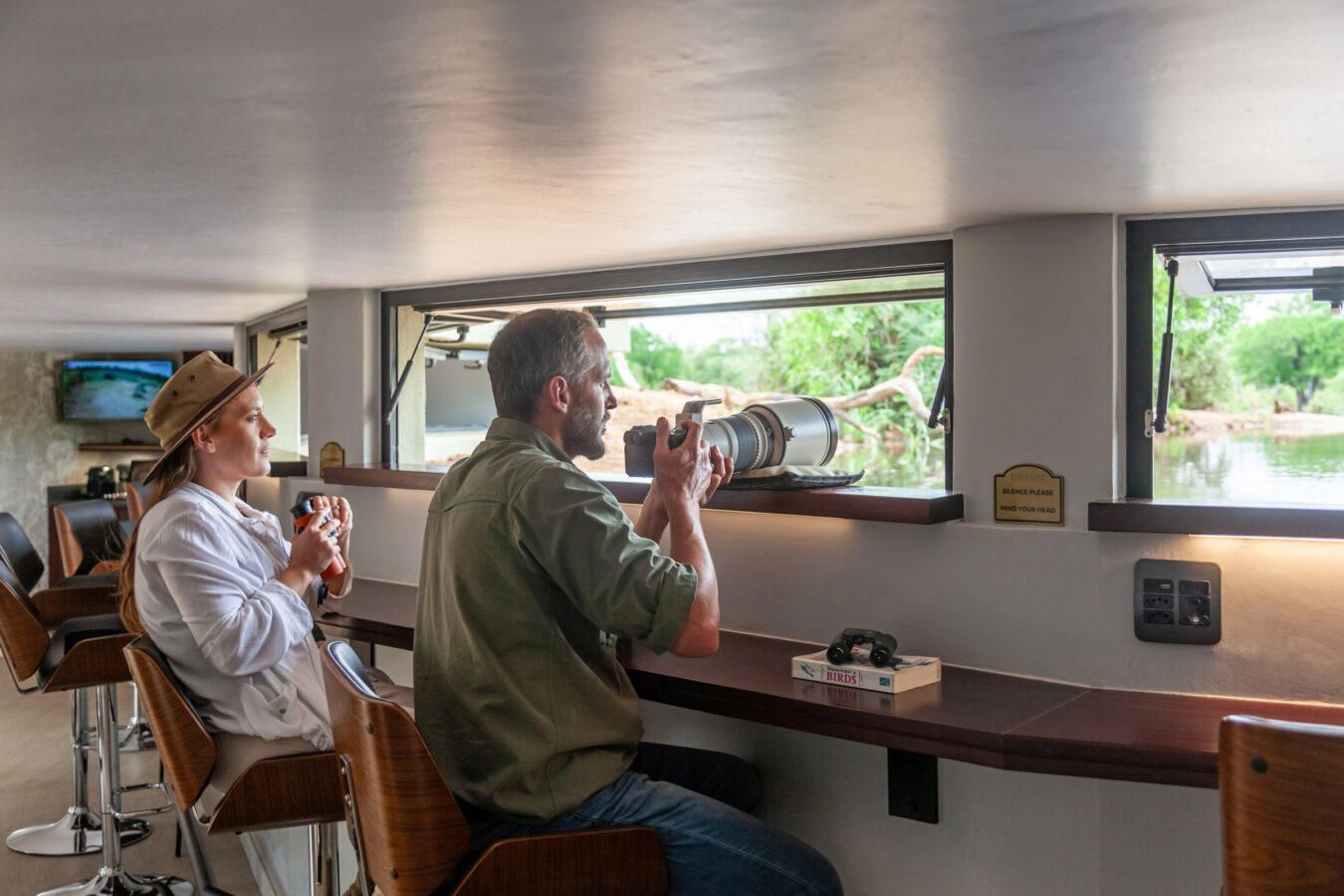Photographic hide at Kings Camp