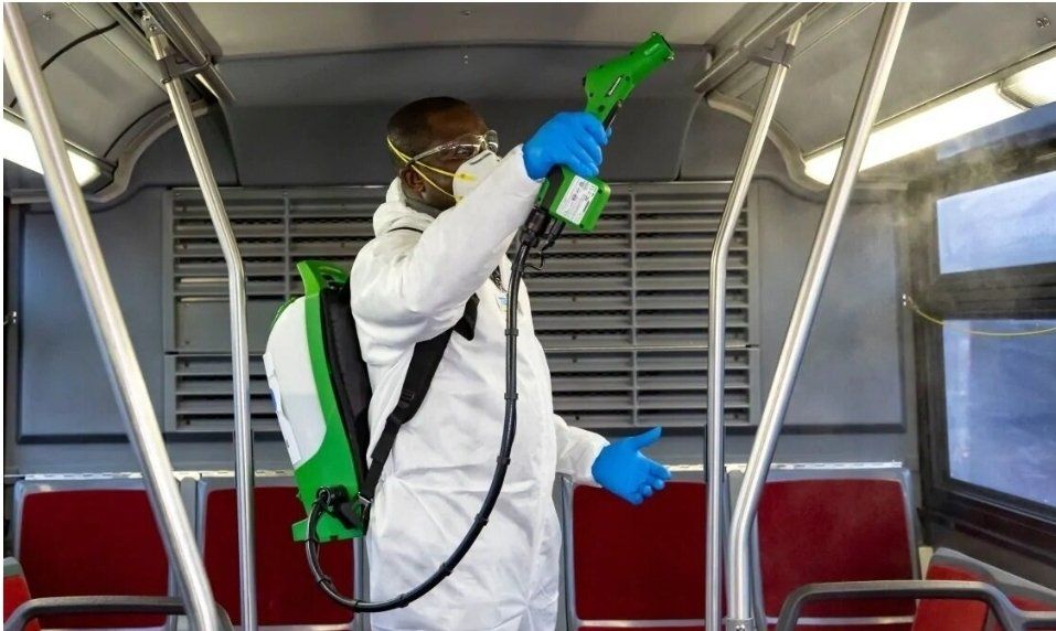 Electrostatic Disinfectant Spraying — Chattanooga, TN — On The Spot Facility Services LLC