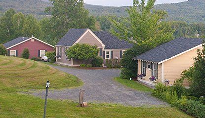 Year-round cottages at WilloughVale Inn on Lake Willoughby in Northern Vermont