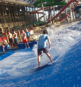 Jay Peak Water park wave pool in Jay, VT