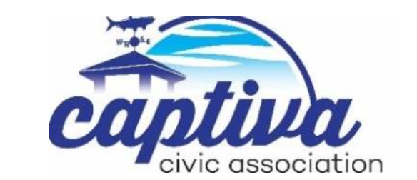Logo for Captiva Civic Association: blue text 