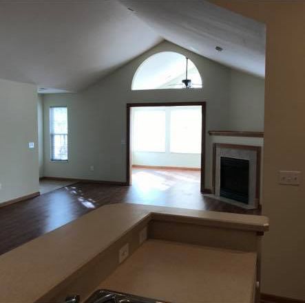 Kitchen and Living Room with Fireplace — Poland Township, OH — Donnadio Painting