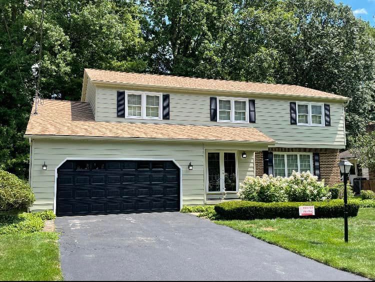 House with a Black Garage Door — Poland Township, OH — Donnadio Painting