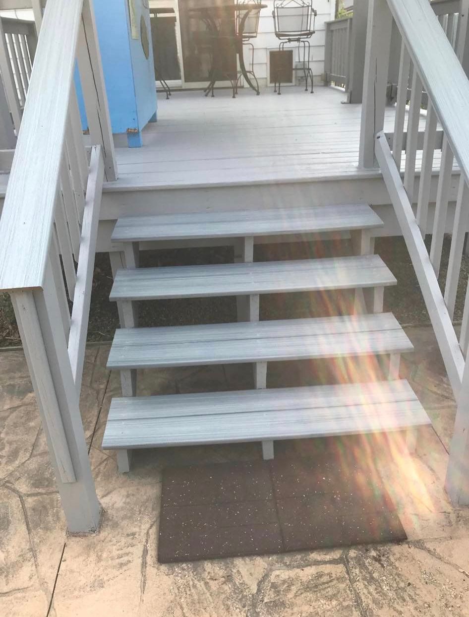 Stairs Leading Up to a Deck — Poland Township, OH — Donnadio Painting