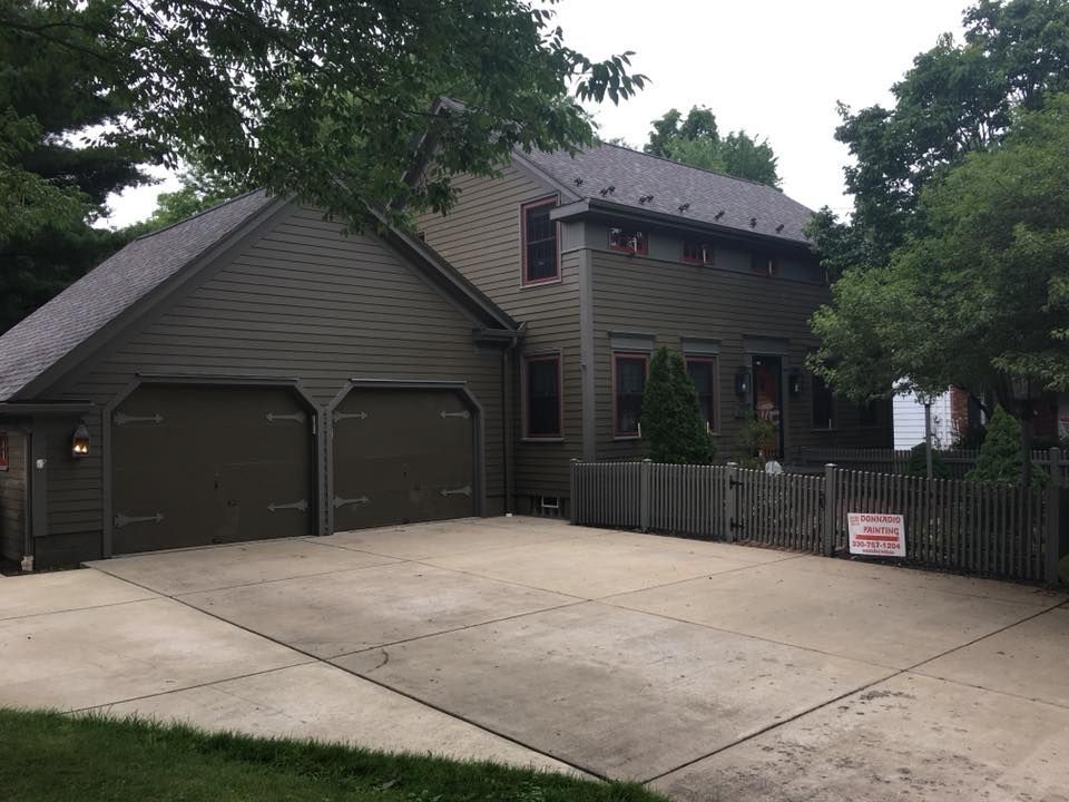 Large House with a Sign — Poland Township, OH — Donnadio Painting
