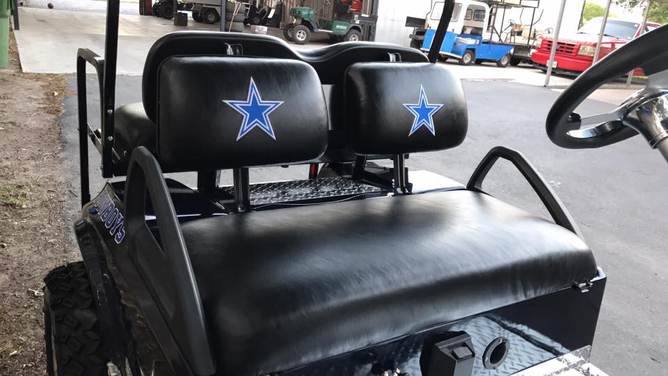 Golf Cart Black Seat — Harlingen, TX — Golf Cart Repair Inc.