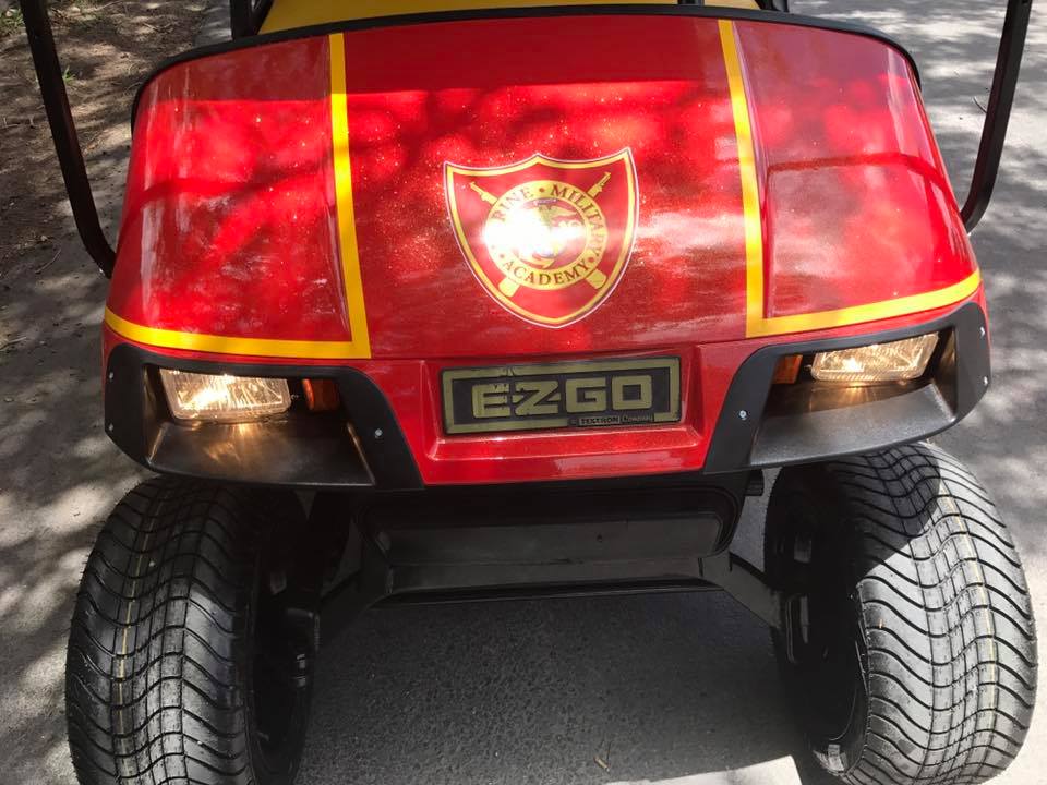 Red EZ-Go Golf Cart — Harlingen, TX — Golf Cart Repair Inc.