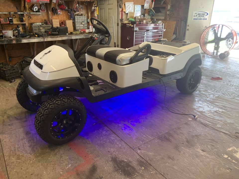 Golf Cart on Shop — Harlingen, TX — Golf Cart Repair Inc.