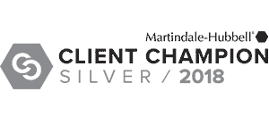 Martindale-Hubbell Client Champion Silver 2018