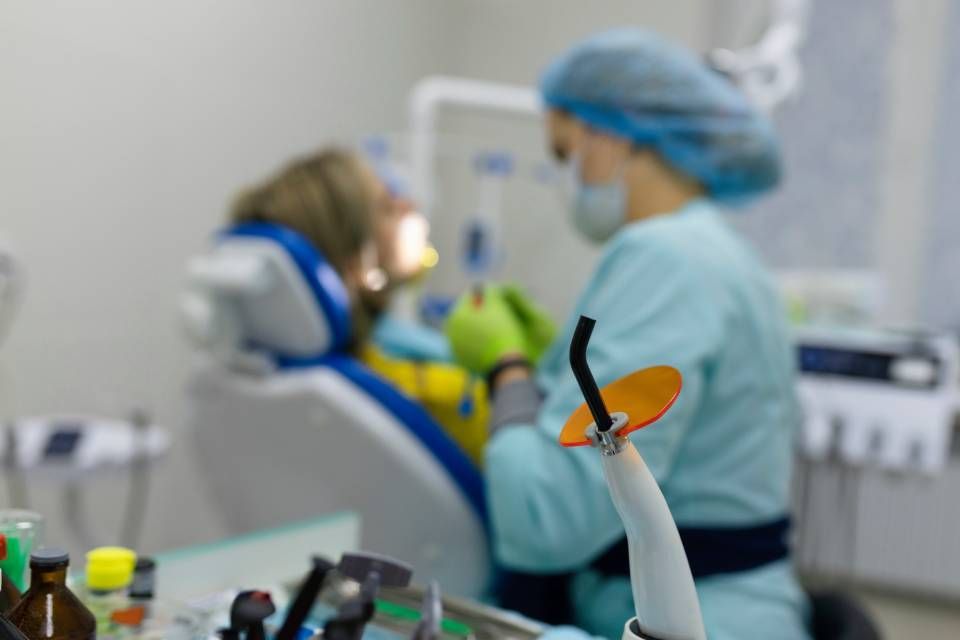 dentista e paziente dello studio dentistico Venezia