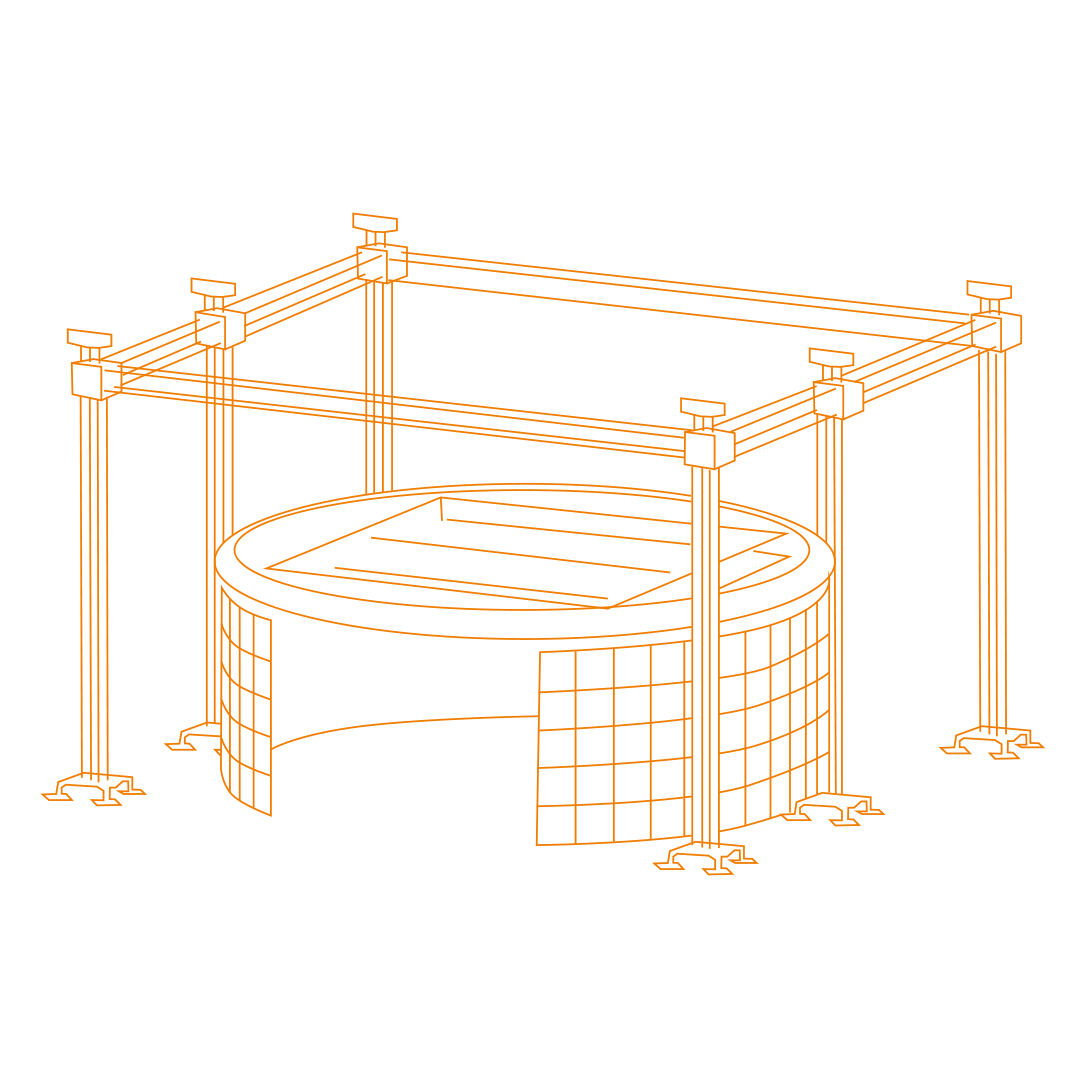 virtual production led set hire icon