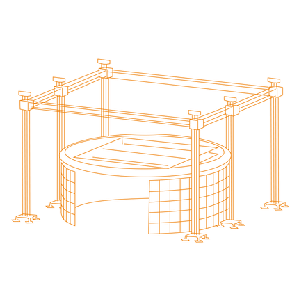 virtual production led set hire icon