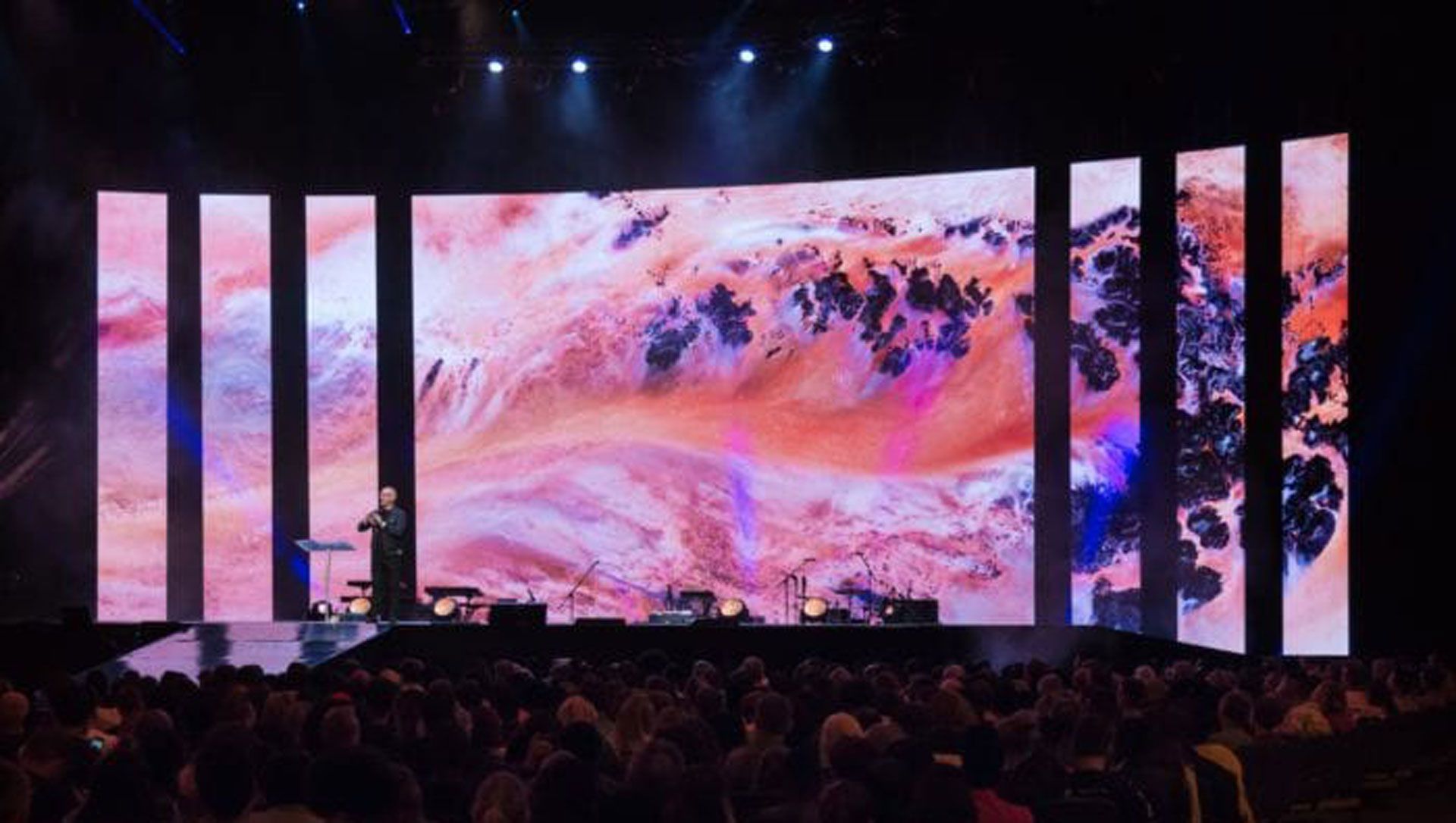 Hillsong conference led backdrop