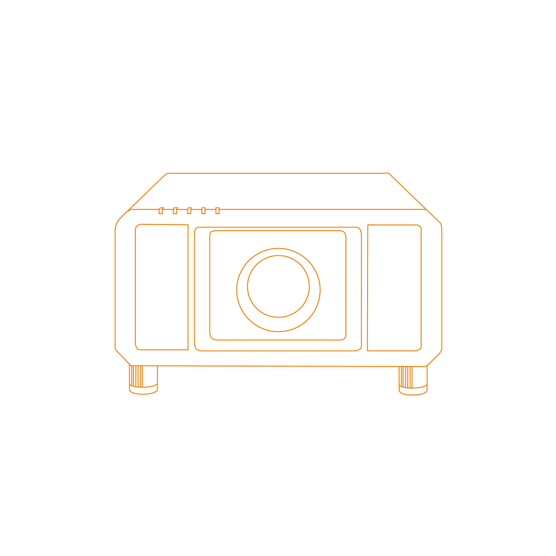 projection screen hire icon