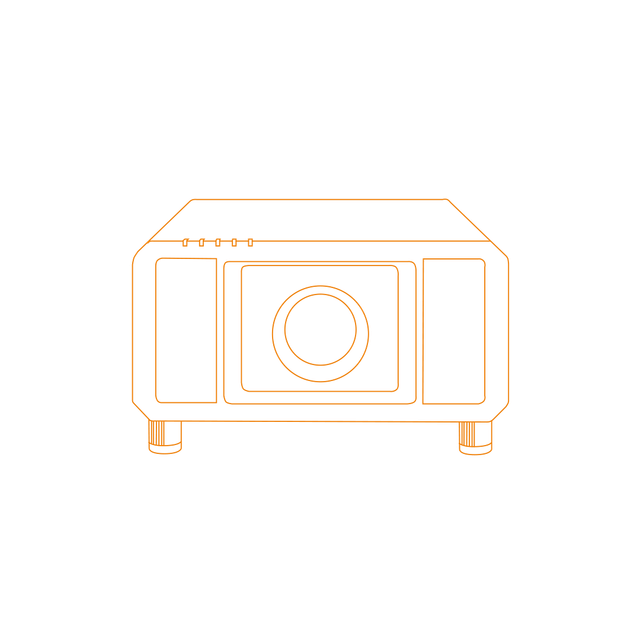 projection screen hire icon