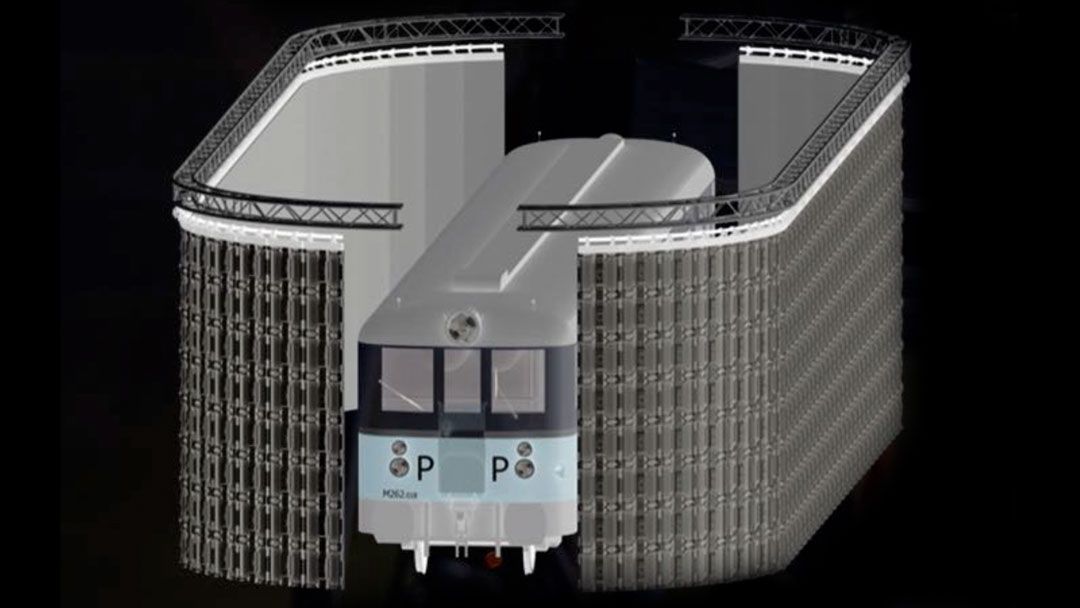 simulated travel SIMTRAV for trains